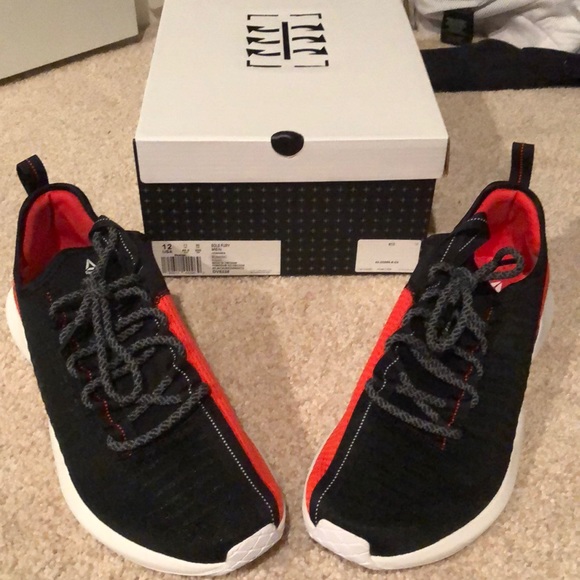 Reebox Sole Fury “Black Red” - Picture 1 of 8